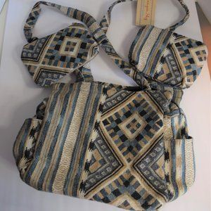 Canyon Sky Southwest Bag w/make-up & coin purse